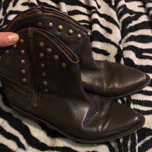 Lucky brand leather booties 7